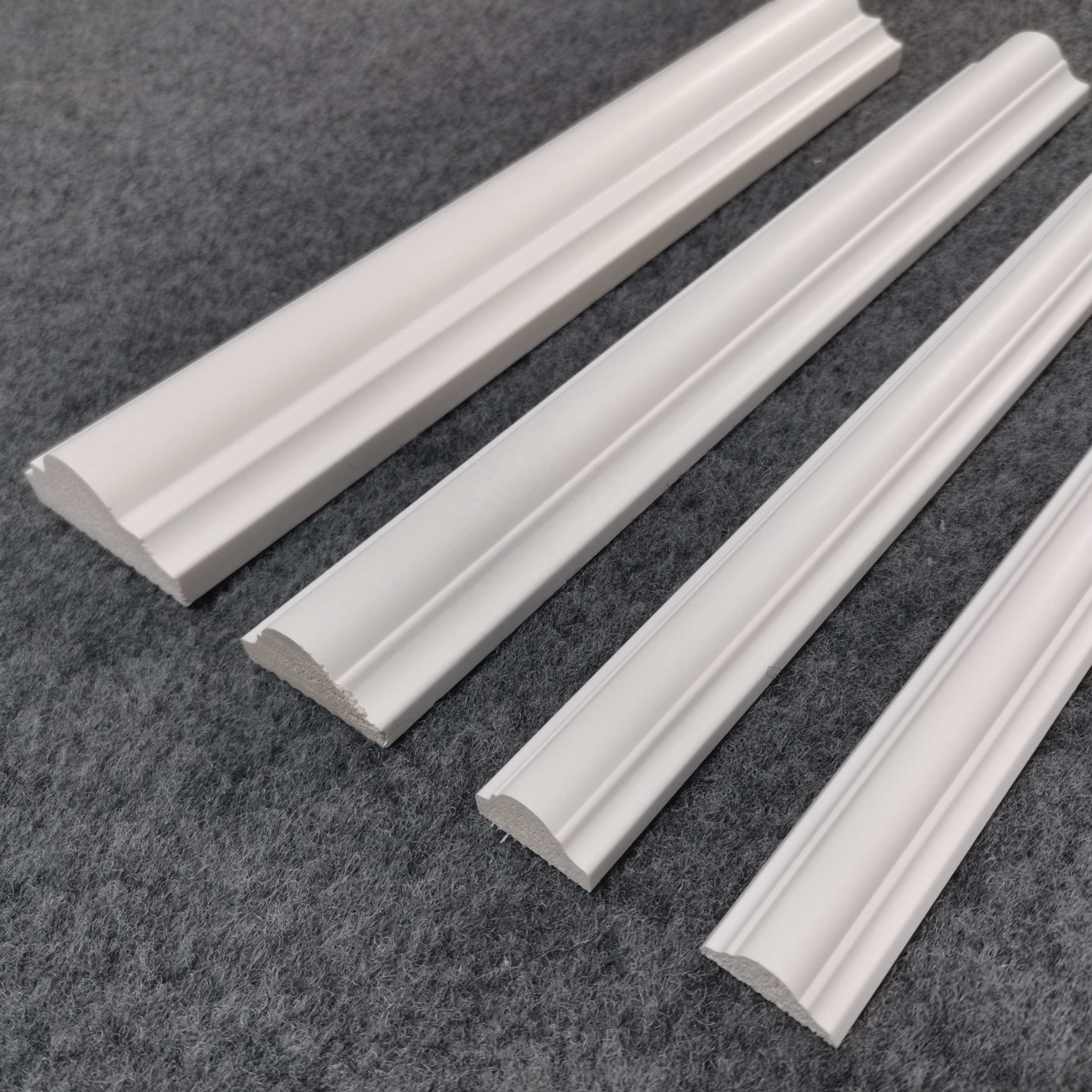 PS Flooring waterproof and impact-resistant PS Plastic skirting 2.4m length