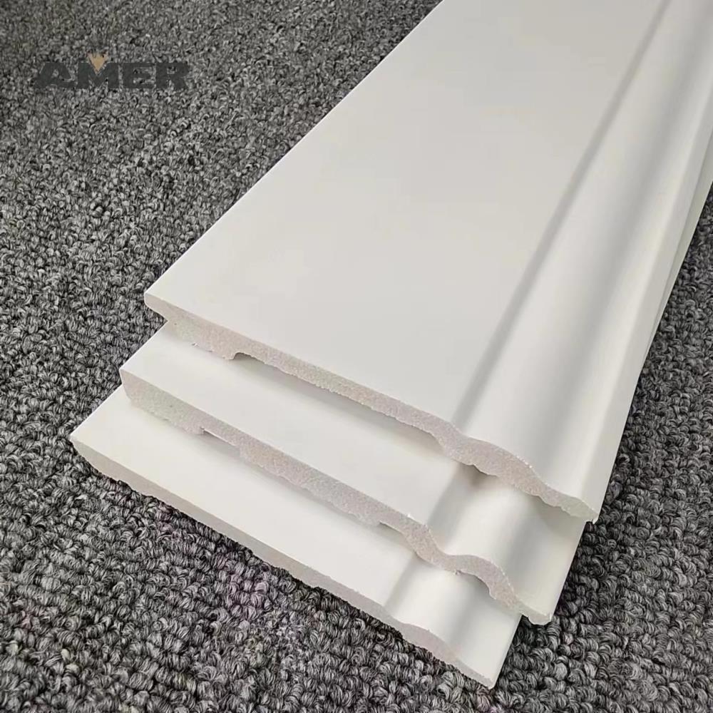 AMER Flooring accessories Polystyrene Flooring Molding for flooring wall base plastic skirting