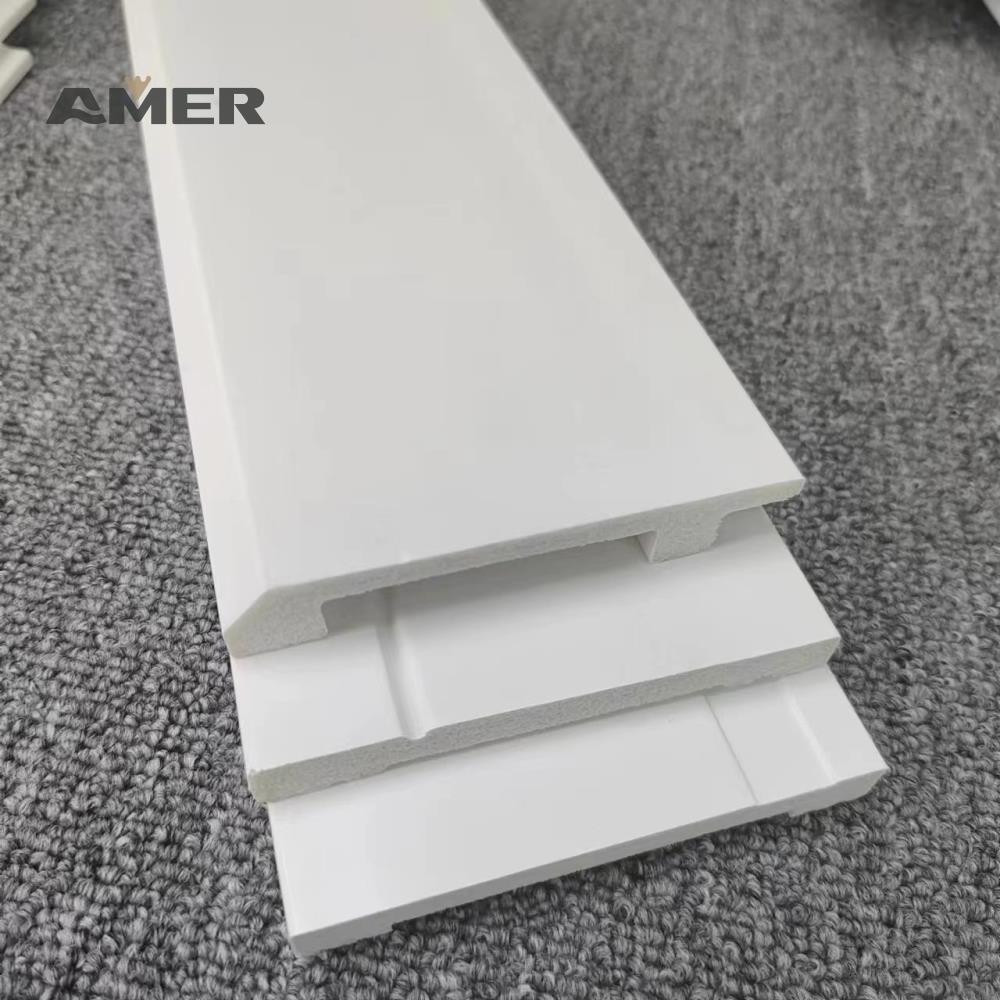 AMER Flooring accessories Polystyrene Flooring Molding for flooring wall base plastic skirting