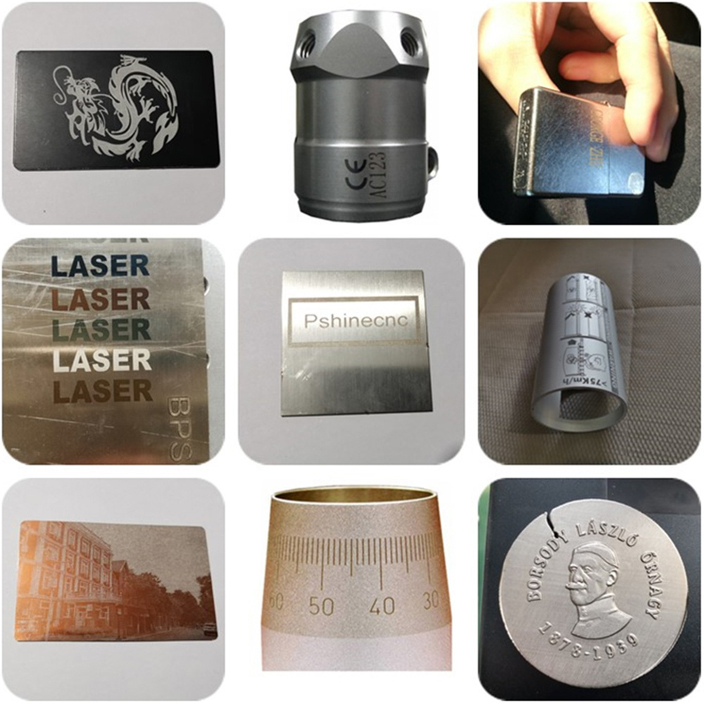 Hot Style 20W 30W 50W Laser Marking Machine Zippo Lighter Engraving Machine Bracelet Birds Rings With Rotary Device