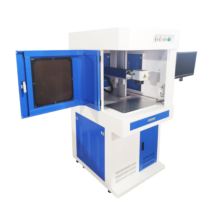 30w 50w 100w fiber laser engraving marking machine engraver for Metal Aluminum Stainless steel sheet