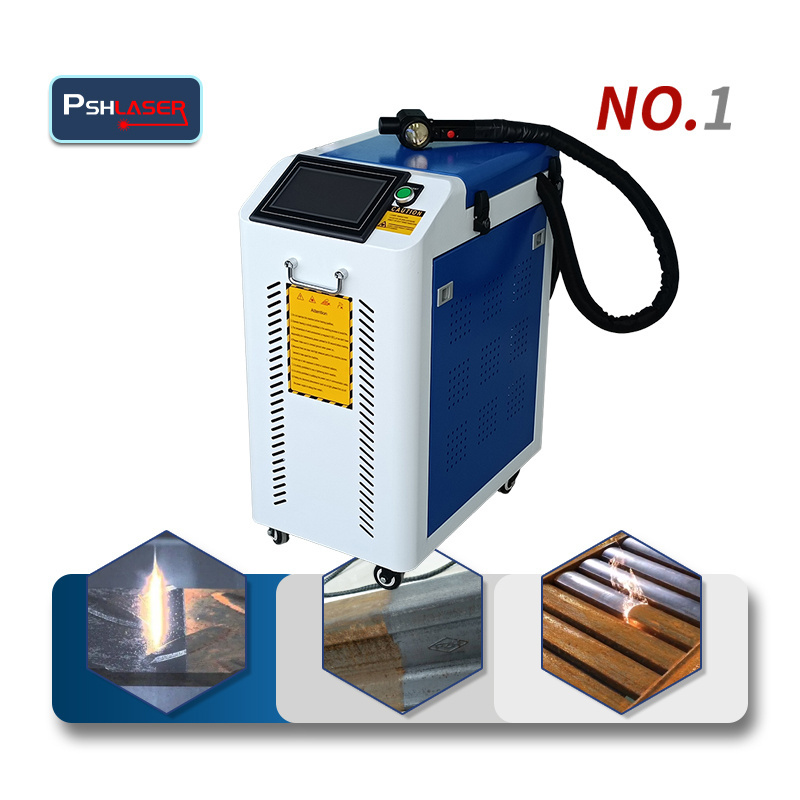 100W 200W 300W 500W Car Paint Rust Remove Pusle Laser Cleaner Refurbish Oil Paint Peeling Fiber Laser Cleaning Machine