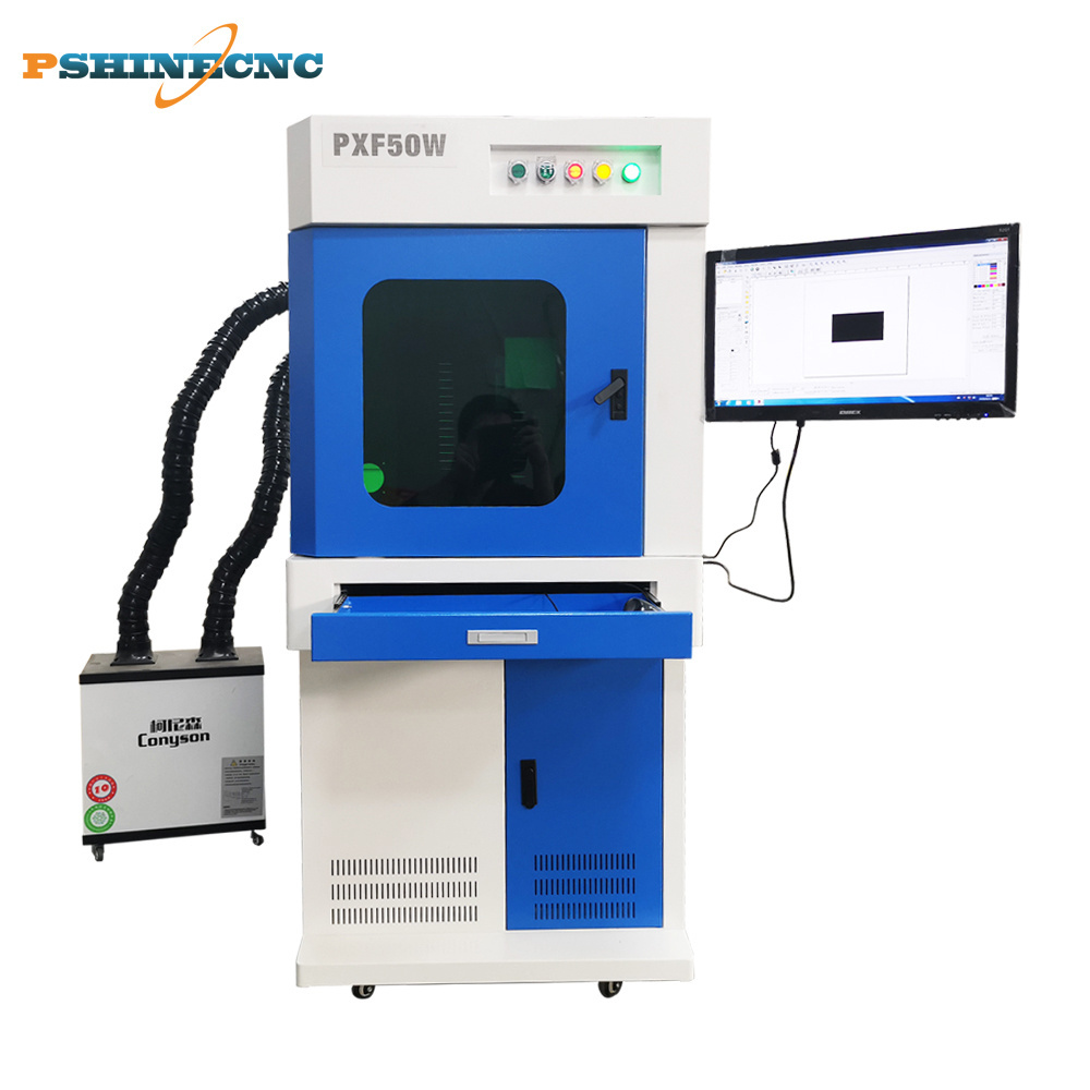 20w 30w 50w 100w raycus fiber laser marking for sale metal machine