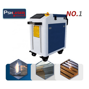 100W 200W 300W 500W Car Paint Rust Remove Pusle Laser Cleaner Refurbish Oil Paint Peeling Fiber Laser Cleaning Machine