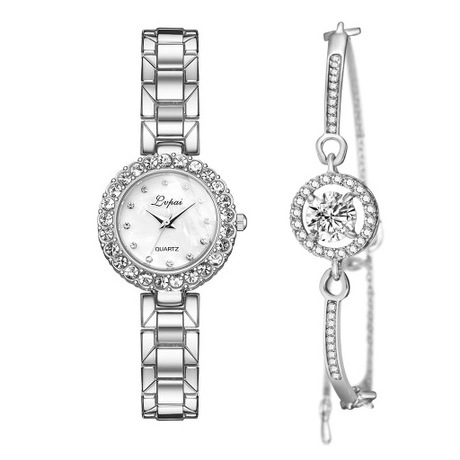 PUSHI Customized female dress watches diamond bracelet casual quartz female watch cheap price female quartz watches best quality