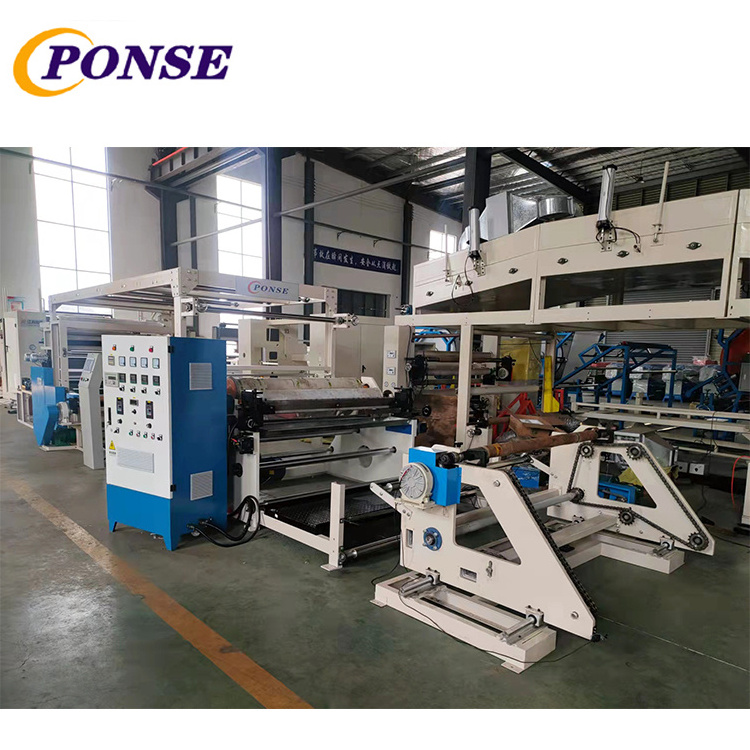 EPE foam hot melt spray glue lamination machine for floor underlay