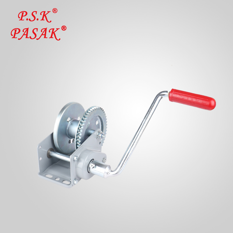 High-quality portable small boat trailer manual RHW type cable hand winch wire rope winch