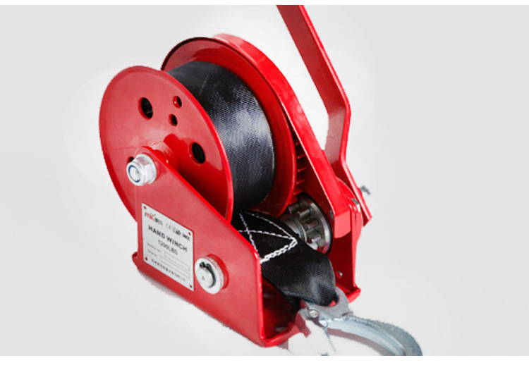 1800lbs Self-locking auto brake Hand Crank Winch Mini Manual Winch With Brake capstan winch