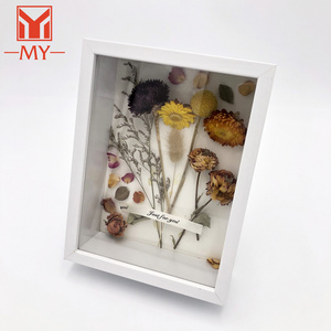 Bulk Popular Standing Cheap Custom Wholesale 3D Picture Frame MDF Shadow Box Frame Display case