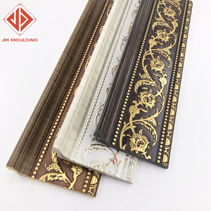 PS polystyrene Plastic interior decorative strips for Ceiling Crown Wall Cornice Roof Decoration lines/mouldings