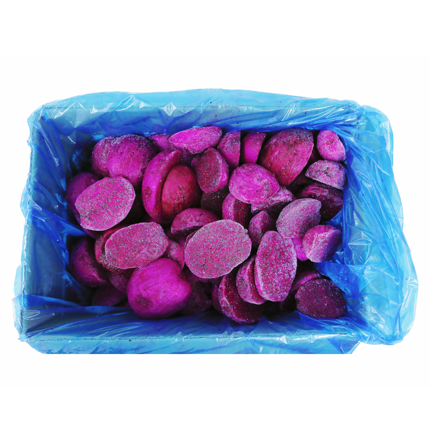 Wholesale of frozen fresh fruits, high-quality frozen fresh, Chinese origin frozen dragon fruit chunks