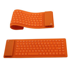 Wireless Flexible Roll up Keyboard ,portable Silicone Rollup Waterproof Wireless Keyboard for IOS Windows Android Tablets Laptop