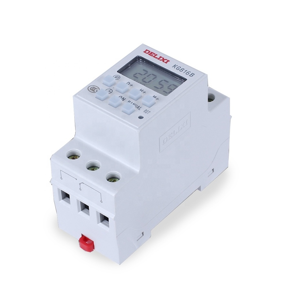 Hot Sale Timer CE KG816B Relay type Daily Program Electronic Timer Weekly 24 Hour 220v 230v Digital Programmable Time Switch