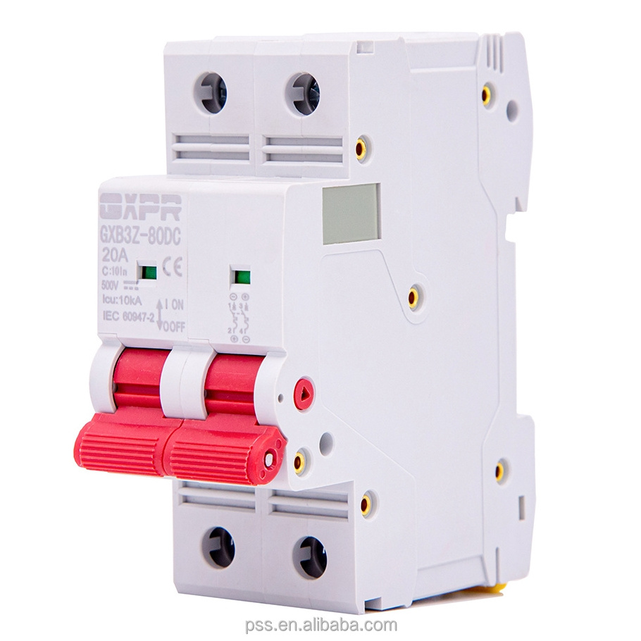 Commonly used GXPR GXB3Z dc power supply 80A 100A 125A 250V 500V 1000V MBC battery circuit breaker