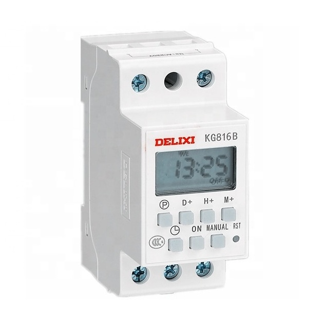 Hot Sale Timer CE KG816B Relay type Daily Program Electronic Timer Weekly 24 Hour 220v 230v Digital Programmable Time Switch