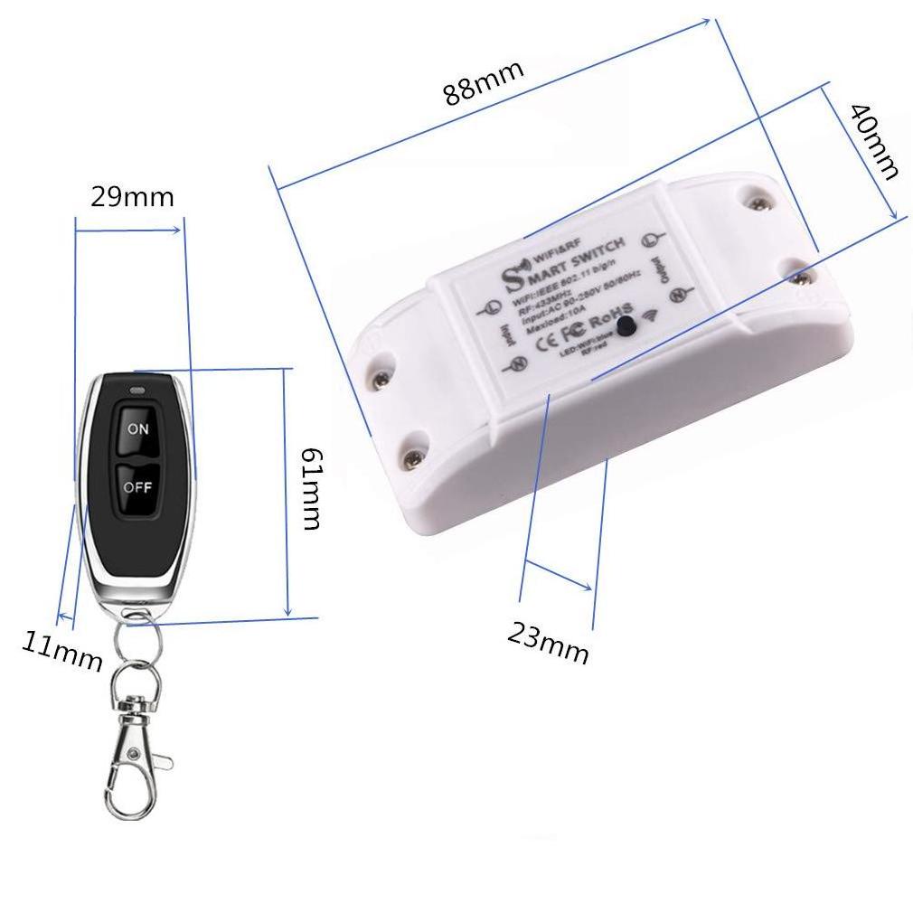 National standard WIFI  modification parts timing switch mobile APP remote control voice control on/off device smart switch