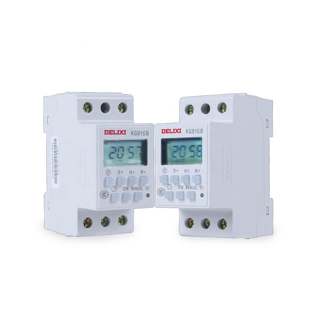 Hot Sale Timer CE KG816B Relay type Daily Program Electronic Timer Weekly 24 Hour 220v 230v Digital Programmable Time Switch