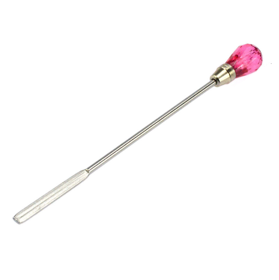 Nail art Powder Spoon Spatula Pin bar Stainless Steel Acrylic Stirring Rod UV Gel Glue Shake Stick Tattoo Tool Dotting Drill Pen