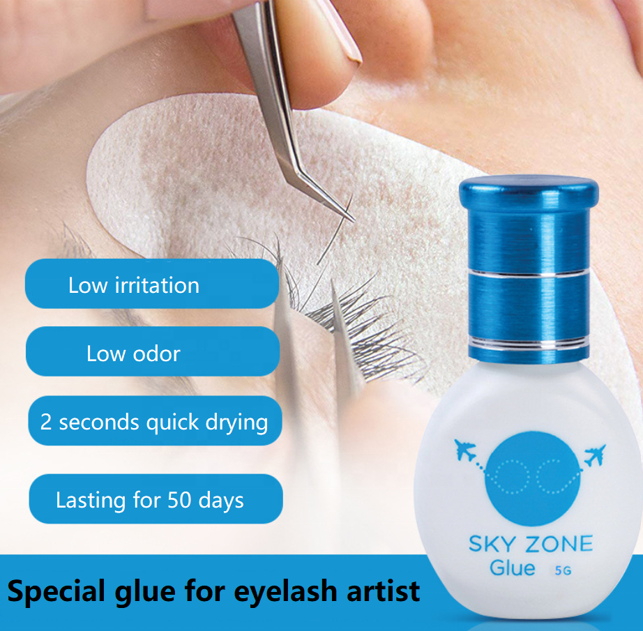 Professional Lash Extension Glue 5g Lasting Time 2 Sec Drying time Korean SKY ZONE Eyelash Extension Glue