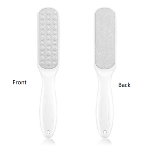 Quality Foot rubbing board Double-sided Remove dead skin Pedicure Foot calluses Steel Push Foot File Grind Exfoliating Nail Tool