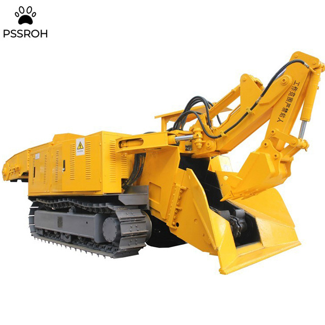 Crawler moving way underground mucking rock loading machine/coal mine machinery/tunnel crawler mucking loader