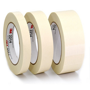 2214 High Temperature 100 degree white rubber adhesive automotive painters paper Masking painting Tape for painting