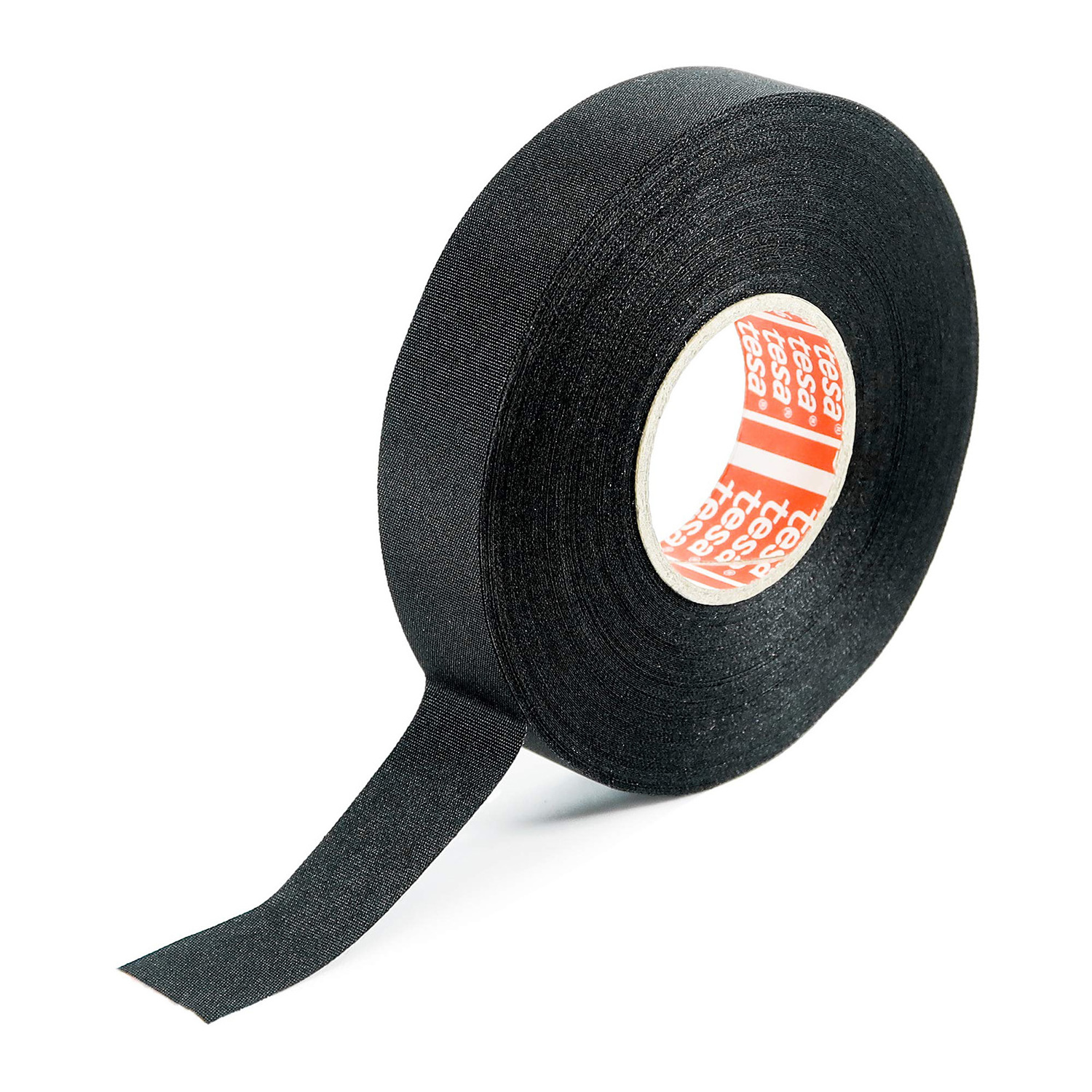 Wear resisting TESA 51608 tape 0.28mm thick Black PET polyester flannel automotive wiring harness cloth tape