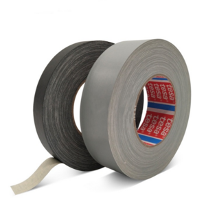 Die cut black cloth adhesive tape tesa 4657 0.29mm gray high temperature acrylic coating Automobile paint cloth duct tape