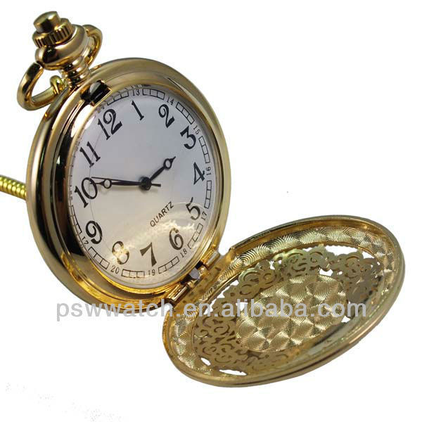 Bronze Color Custom Japan Mechanical  Antique Pocket Watch