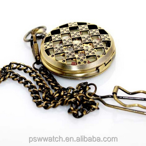 Bronze Color Custom Japan Mechanical  Antique Pocket Watch