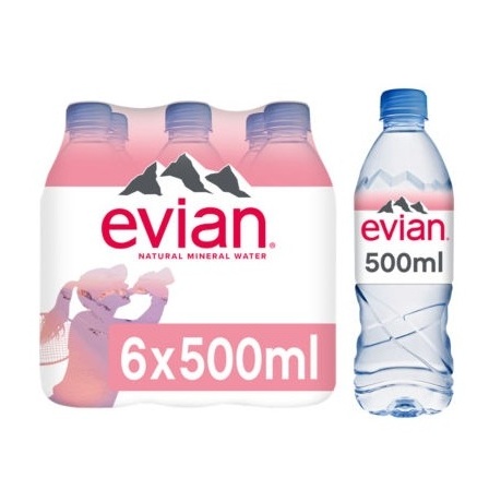 Premium Quality Evian Spring mineral water