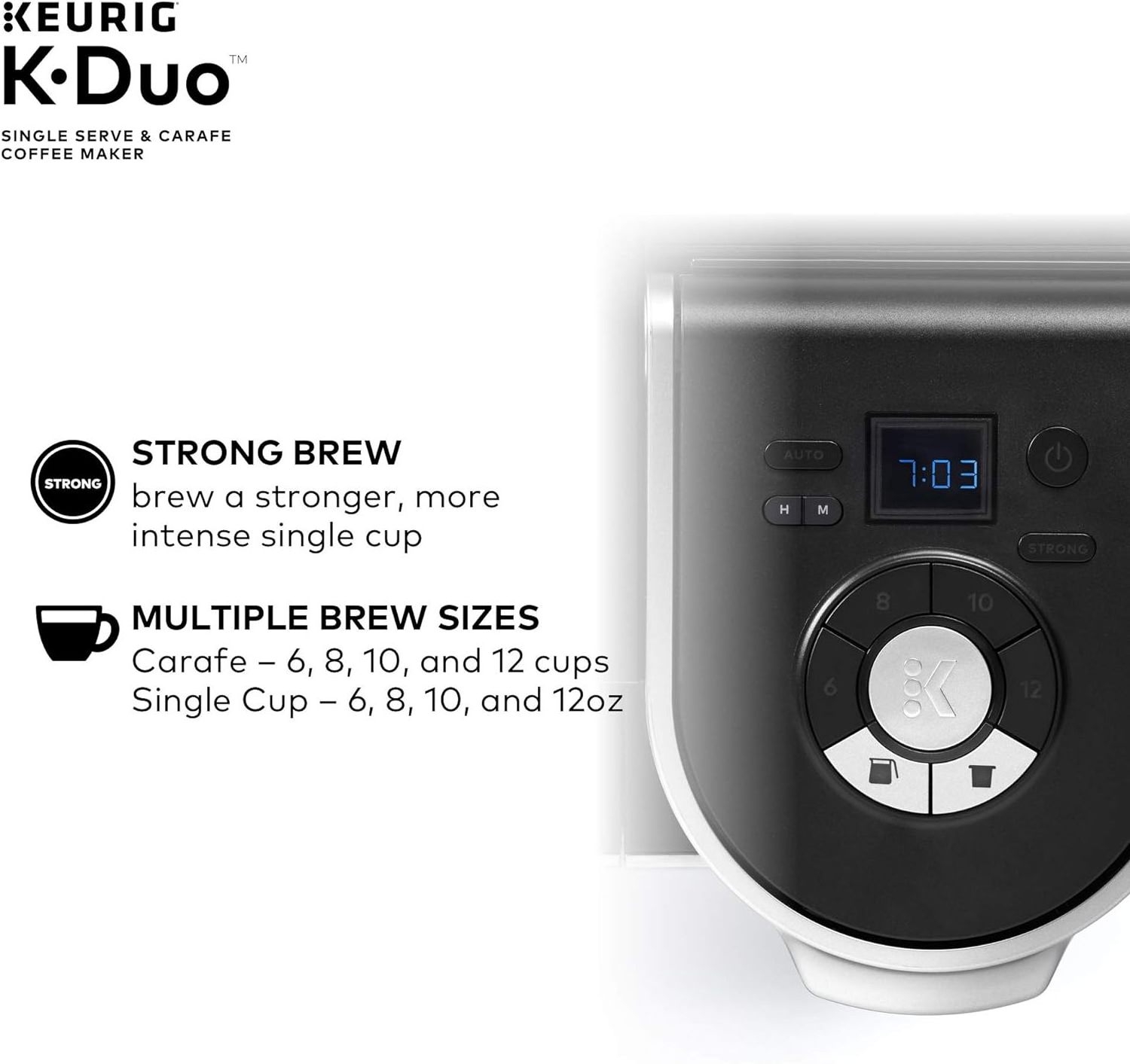 HOT PRODUCT Keurig K-Duo Single Serve K-Cup Pod & Carafe Coffee Maker, Black