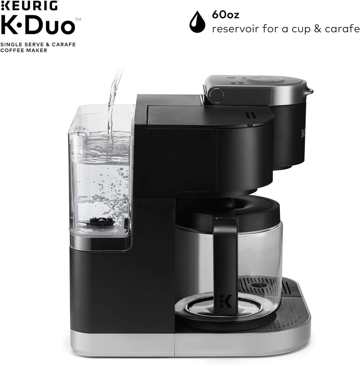 HOT PRODUCT Keurig K-Duo Single Serve K-Cup Pod & Carafe Coffee Maker, Black