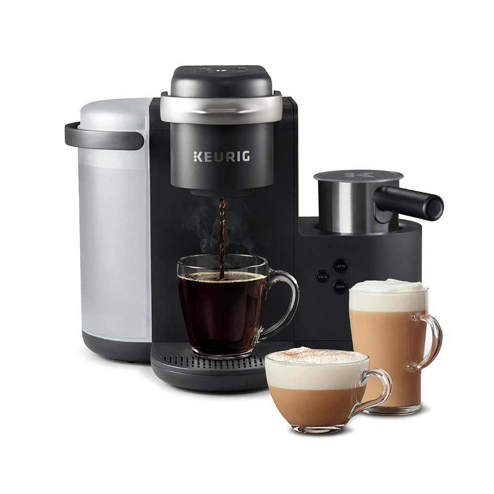 BEST SELLER Keurig K-Cafe Single Serve K-Cup Coffee, Latte and Cappuccino Maker, Dark Charcoal