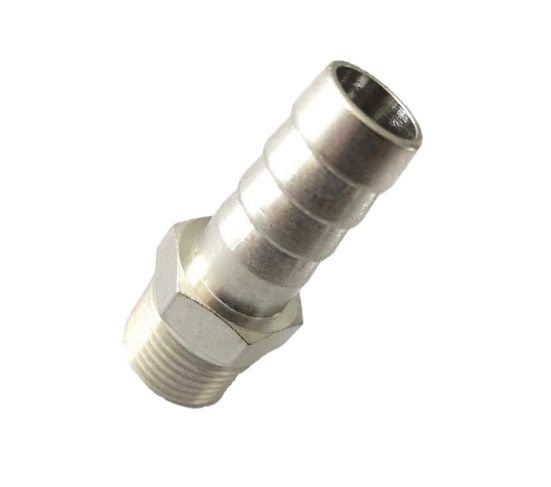 BPST BSPP NPT Thread 1/8 1/4 3/8 1/2 Male Thread Push in Hose Barb Brass Pipe Fitting Hose Adaptor