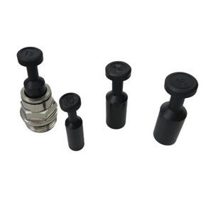 4/6/8/10/12/16mm PP Pneumatic Air Hose Fitting Stopper Tube End Caps Plastic Pipe End Plugs Tube End Plugs