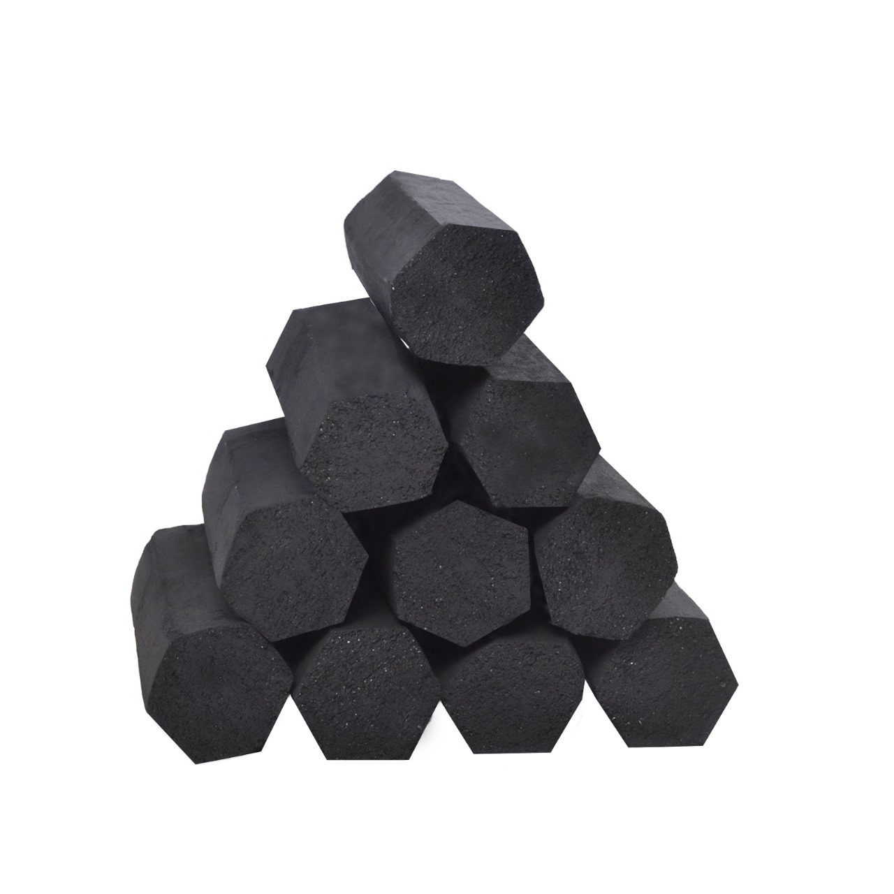 Best Seller Low Ash Coconut Charcoal for Shisha and Hookah in Hexa Shape with Premium Quality