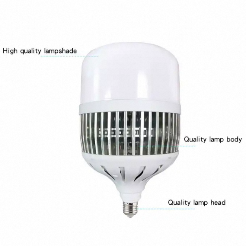 Good price high-power high brightness fin type heat dissipation LED light bulb 50W-150W