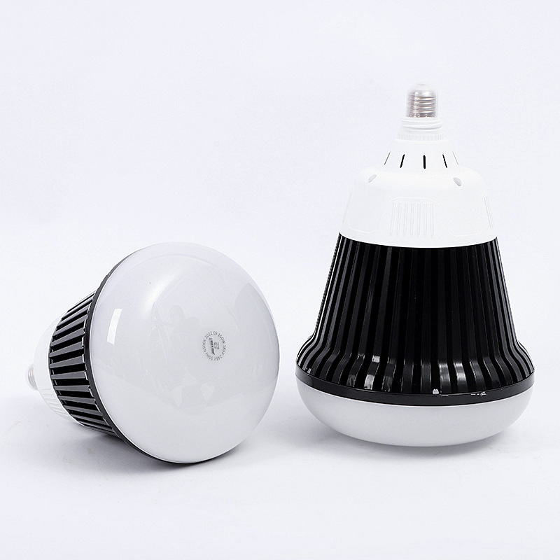 Low price Led Fin bulb High brightness real power 100w E27 B22 E40 led light bulb for warehouse factory