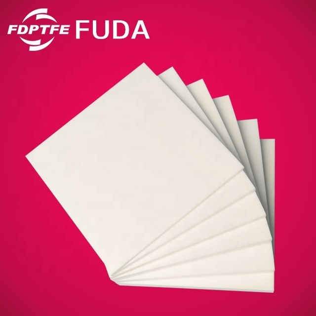 FUDA factory direct 10mm 12mm 15mm 20mm 30mm one side sodium etching PTFE taflon sheet