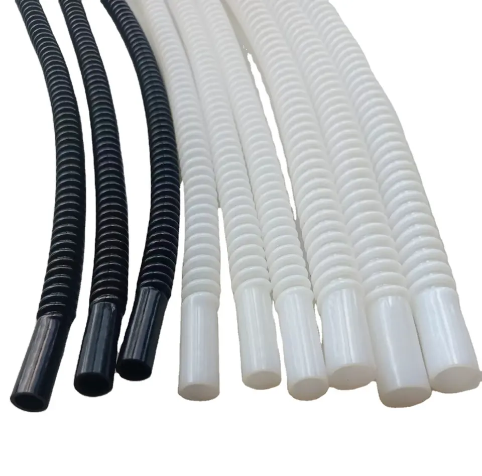 Manufacture Multiple Specifications High Temperature Resistance PTFE Tube Braided Hose Tubing Corrugated Ptfe Hose