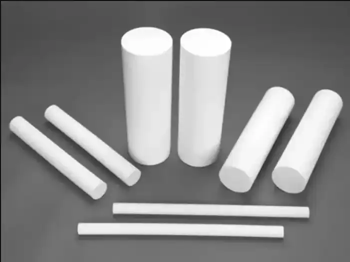 Corrosion-Resistant and High-Temperature Resistant White PTFE Rod Plastic Soild Bar Te flon Rod