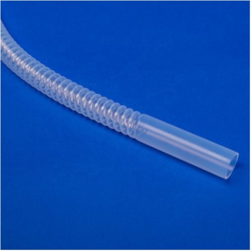 No Stick PFA Tapered Corrugated Tube Machine Accessary Tube Transparent Plastic Water Proof Virgin PFA Corrugated Pipe