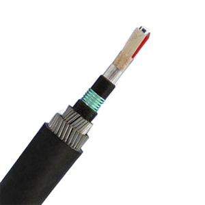 Underwater Fiber Optic 4-144 Core Submarine Cable Single Mode Direct Buried GYTA33 Multimode Compression Resistant Cable