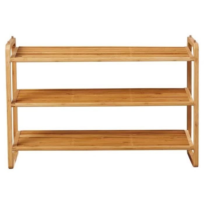 mleoopy shoe rack made of solid teak wood for indoor and outdoor