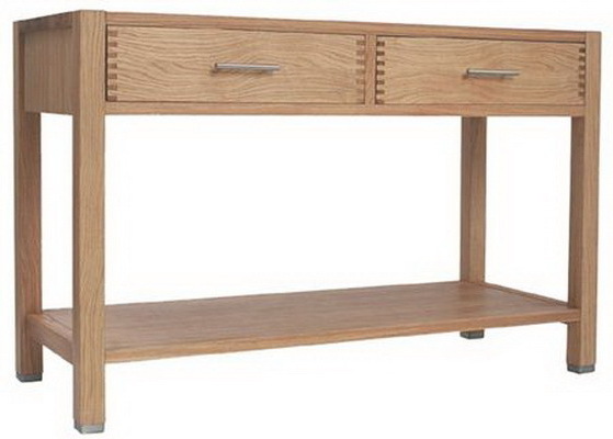 Alby Console table made of solid teak wood rustic for indoor and outdoor