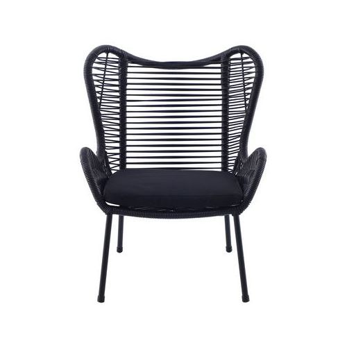 Mariposa butterfly lounge chair made of high quality material with black rattan wicker for indoor outdoor use