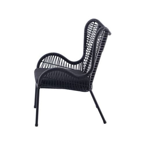 Mariposa butterfly lounge chair made of high quality material with black rattan wicker for indoor outdoor use