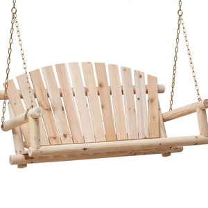 vnoopy Swing chair made from solid teak wood and natural wood finishing for indoor and outdoor use