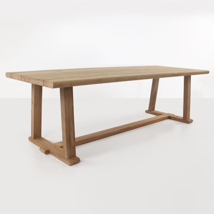 Joseph rectangular cheap dining table from teak wood and competitive price for premium quality product